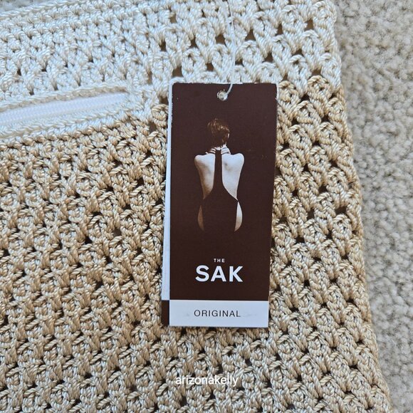 NWT The Sak Crochet Neutral Colors Bag - Picture 2 of 13